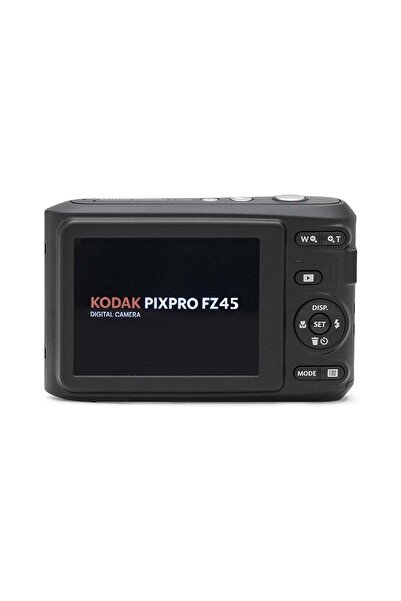 Kodak كاميرا رقمية PIXPRO Friendly Zoom FZ45-BK بدقة 16 ميجابكسل مع تكبير بصري 4x وعدسة واسعة الزاوية 27 مم وشاشة LCD مقاس 2.7 بوصة