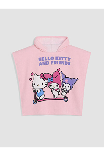 LC Waikiki I Cute Hero Figured Girl's Poncho Towel from Freezen Store