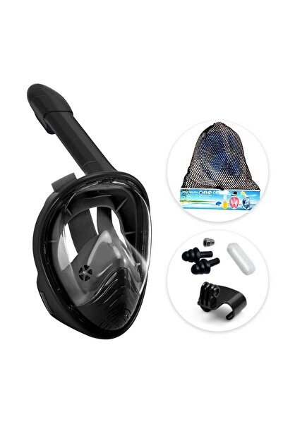 Basepoint S/M Beden | Ocean Elite Full Face Şnorkel Maskesi 180° Panoramik Gö...