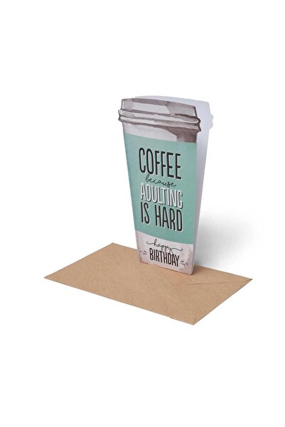 Legami Greeting Card Celebration Card - Coffee