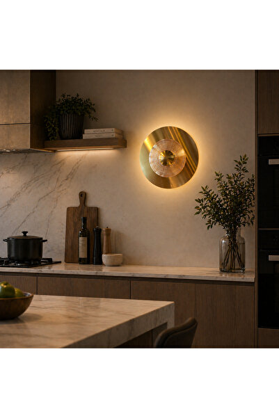 iTin Aplică LED Decorativa DOME Lumină Rece/Neutră/Caldă Auriu