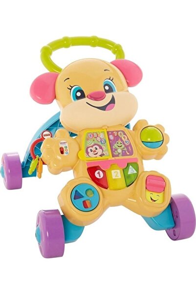 mattel Fisher Price Παίξε και Μάθε - Εκπαιδευτικό Περιπατητήριο - Ροζ Κουτάβι...
