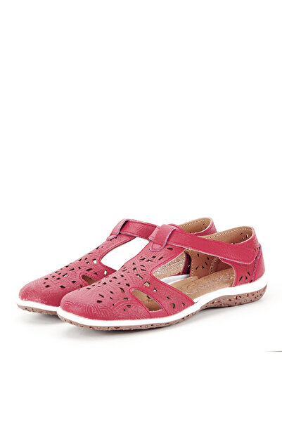 SOFILINE Red leather ballet flats CXWL2118 M5