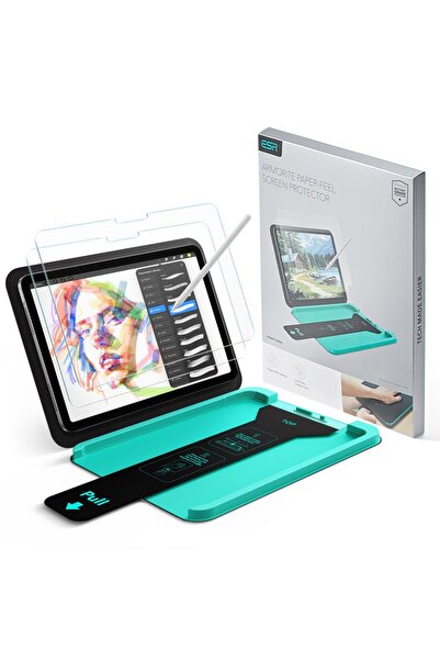 ESR Paper Feel Tempered Glass Screen Protector for iPad Air 11-inch 2024-2026...