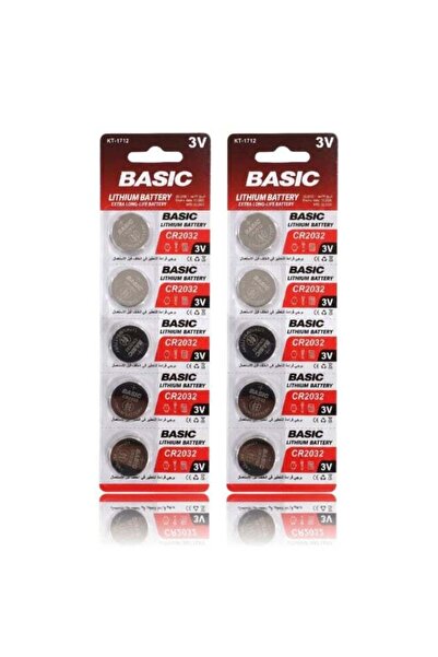 BASIC بطاريات ليثيوم CR2032 الأصلية – طاقة مستقرة ومستدامة (عبوتان)