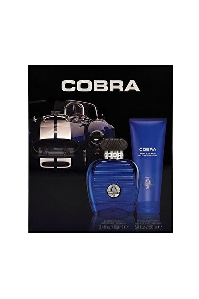 Carroll Shelby Set cadou parfum bărbătesc Blue Cobra 100 ml + Gel de duș 150 ml