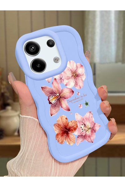 Hontinga Redmi Note 13 Pro 5g Compatible Case Camera Protector Blue Silicone ...
