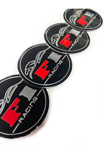 KOTO Wheel Logo Wheel Hub Emblem Sticker Emblem F1 Racing 4 Pieces 67mm
