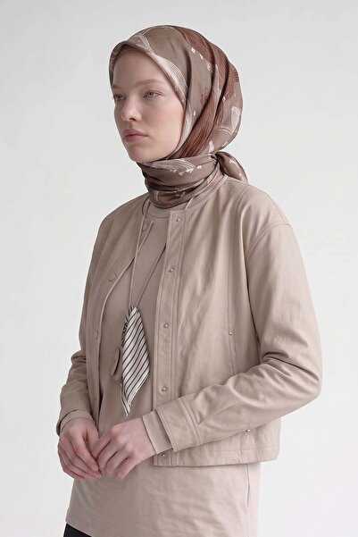 Levidor وشاح مارفيللا بنمط حبل المنك الداكن