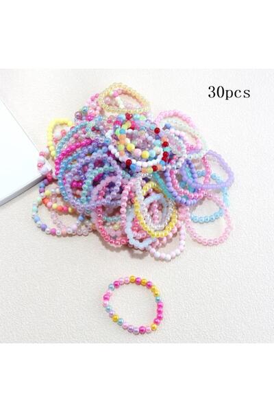 Choice1 30pcs Fashion Colorful Beads Bracelet Kids Girls Birthday Party Favor...