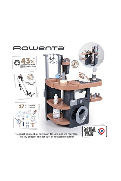 Smoby Rowenta Wash&Clean Laundry Oyun Seti 330327