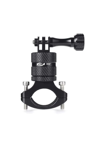 Choice1 black 360° Aluminum Alloy Bike Stand for GoPro 13 12 11 10 9 8 DJI Os...