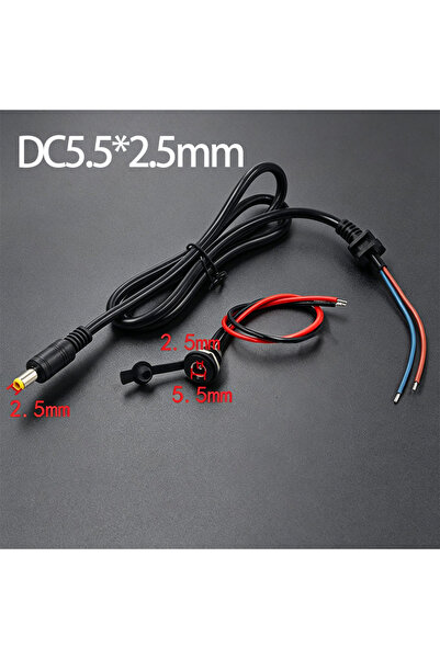 Choice5 كابل شحن ذكر وأنثى DC5.5x2.5mm (1 قطعة/مجموعة) لبطاريات الليثيوم أيون...