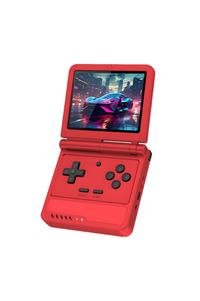 Choice 16GB(Only OS) Red POWKIDDY Retro Flip V90S Portable Handheld Game Cons...