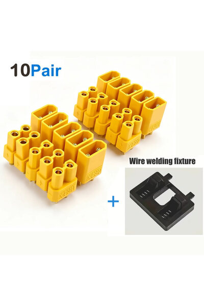 choice2 XT30 10Pair XT30 Connector Plug Female / Male XT30 Bullet Connector w...