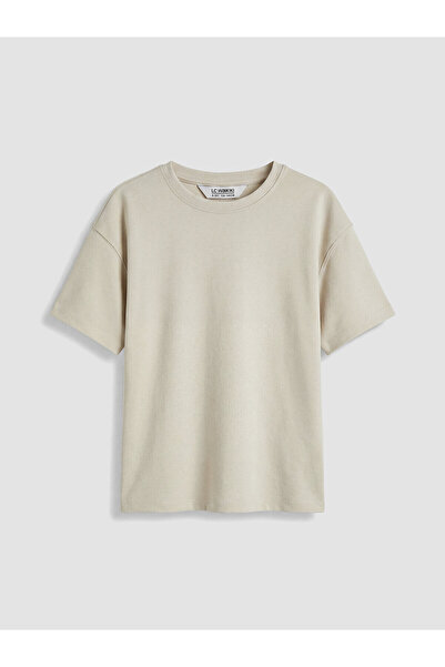 LC Waikiki Trendlucky Soft Touch Girl's T-Shirt with a Difference