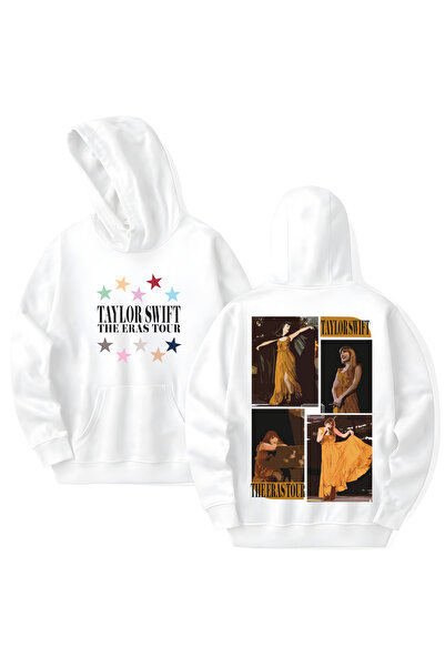 STİL-X Φούτερ με κουκούλα από βαμβάκι με στάμπα Taylor Swift, μακρυμάνικο, με...