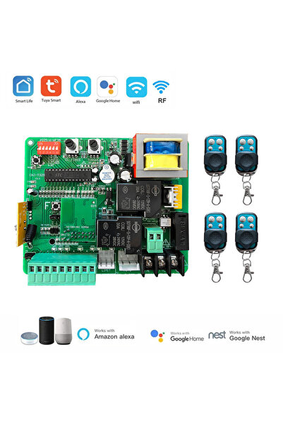choice2 1Control board 4RC 220V-230V AC Tuya Wifi Sliding Gate Motor Control ...
