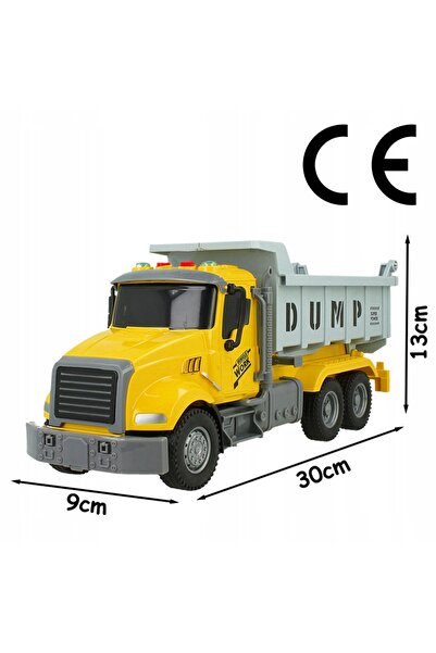 Stator AUTO WYWROTKA Camion mare cu 3 axe, cu ușă care se deschide, lumini și...