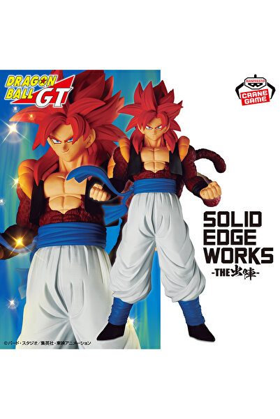 BANDAI Banpresto Dragon Ball GT Solid Edge Works Super Saiyan 4 Gogeta Figure...