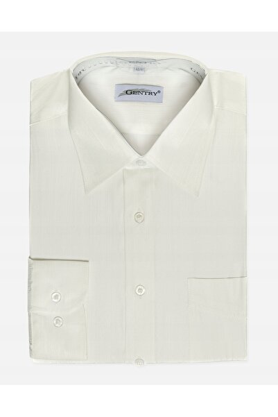 NO BRAND Cămașă elegantă business casual pentru bărbați, 100% bumbac, mânecă ...