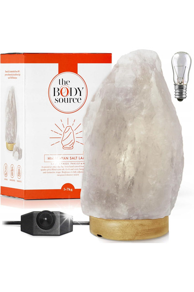 NO BRAND Lampă de sare naturală de Himalaya, lampă de cristal USB cu bază din...