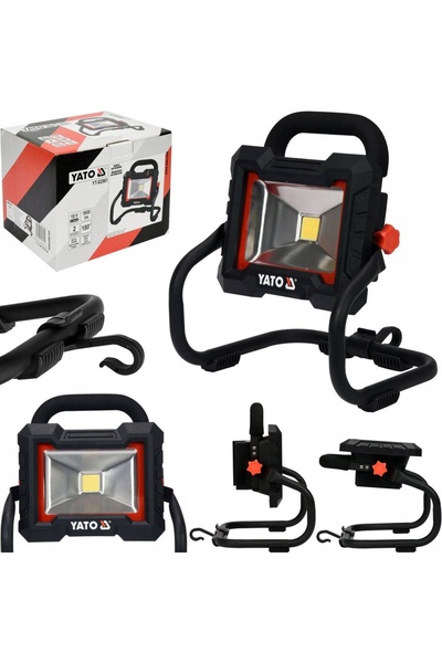 NO BRAND Yato proiector LED reîncărcabil cu halogen pentru șantier și atelier...