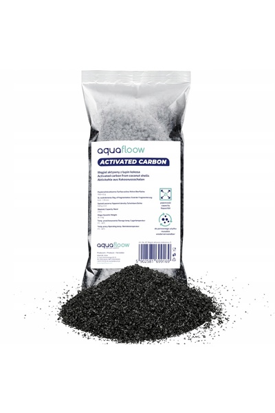 NO BRAND Filtru de cazan Aquafloow cu cărbune activat din nucă de cocos, 2L, ...