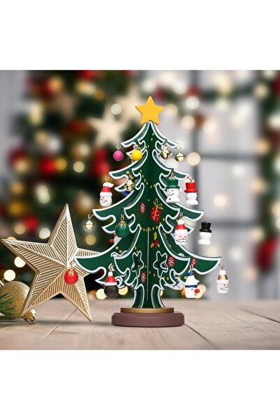 NO BRAND Calendar de Advent cu ornamente de Crăciun, 24 de pandantive, decora...