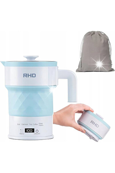 NO BRAND Fierbător electric portabil pliabil pentru turism 0.7l rhd 600w