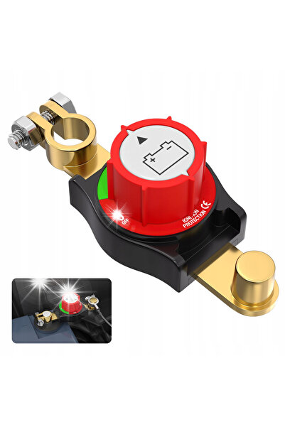 NO BRAND Întrerupător principal de alimentare 12V 24V 48V 275A Terminal cu pâ...