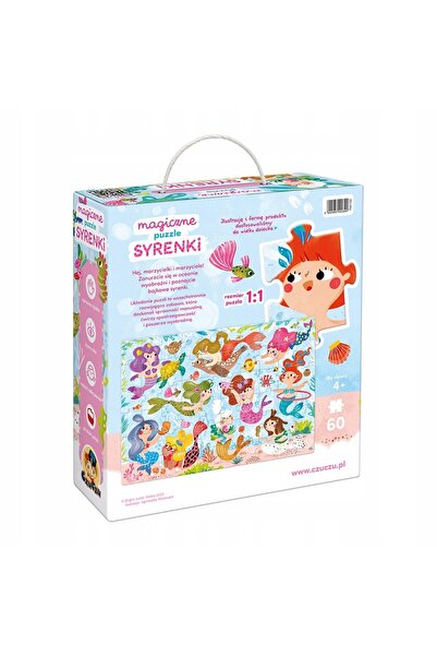 NO BRAND Czuczu Puzzle-uri Magice Sirenă pentru Copii 4+