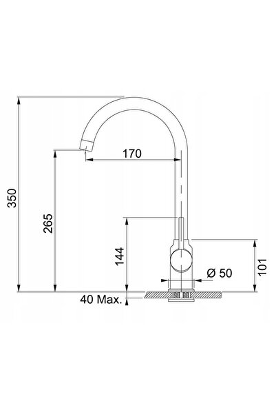 Franke Baterie de bucătărie Pola crom, de sine stătătoare 115.0622.942