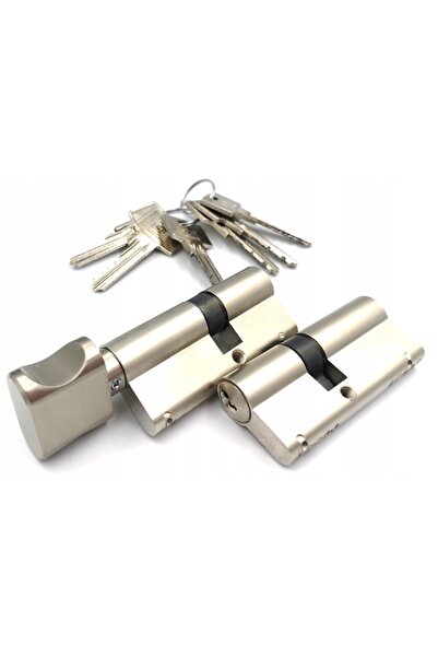 NO BRAND Set de inserții certificat Hektor 45g/35 + 45/35 Satin 6 Chei Lob