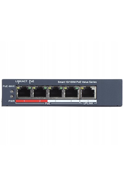 NO BRAND Switch PoE Ds-3E1105P-Ei/M-V2 cu 4 porturi Hikvision