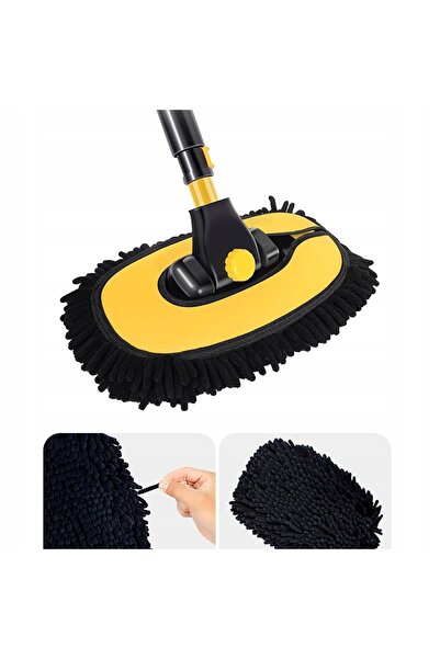 NO BRAND Perie telescopică pentru spălarea mașinii, din microfibră, cu 2 cape...