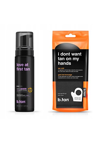 NO BRAND B.Tan Love at First Tan + Mănușă Aplicatoare Set Reversibil pentru B...