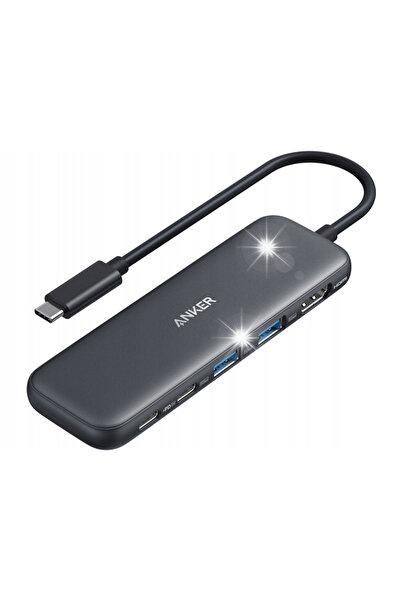 NO BRAND Anker Hub USB Type C 5-în-1 100W 4K 332 C+2A Negru