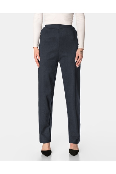 NO BRAND Pantaloni eleganți de damă, tip țigară, cu talie înaltă 2023335-1 8x...