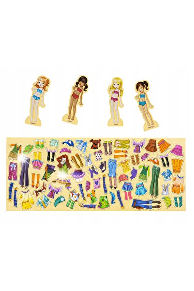 NO BRAND Puzzle magnetic educativ, cadou Modnisie