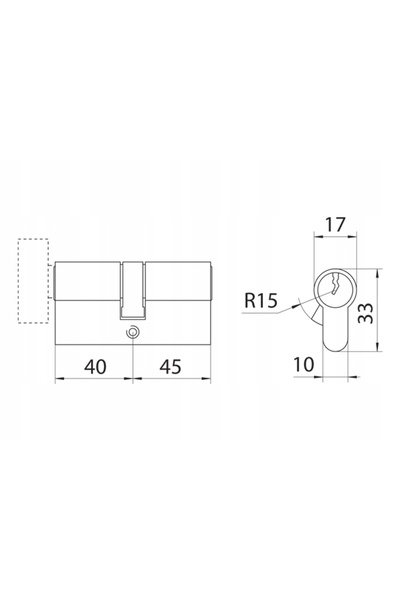 NO BRAND Set de inserții Wilka 1400+1405 40g/45 Alamă