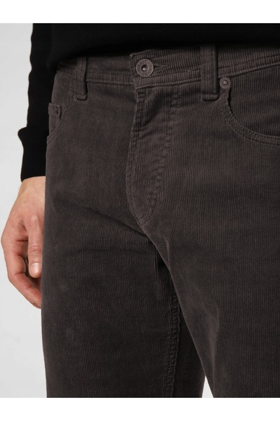 NO BRAND Pantaloni călduroși bărbătești din catifea reiată, bumbac, cu dungi ...