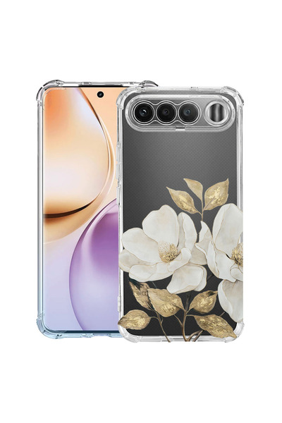 bestcase Intelli ®   Husă Antișoc pentru Realme 16, Florală - Camelie Aurie, ...