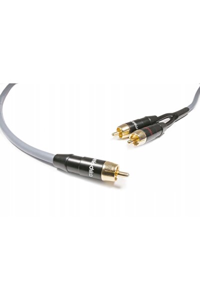 NO BRAND Cablu pentru subwoofer tip Y 1x RCA - 2x RCA Melodika Mdswy30G Gunme...
