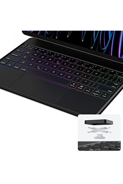 NO BRAND Husă cu tastatură Dux Ducis pentru iPad Air 4/5/6 / iPad Pro 11 " 20...