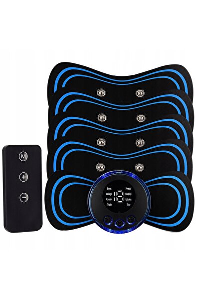 NO BRAND Mini Masajor Electrostimulator pentru Gât și Corp, Mușchi, EMS, 6 Mo...