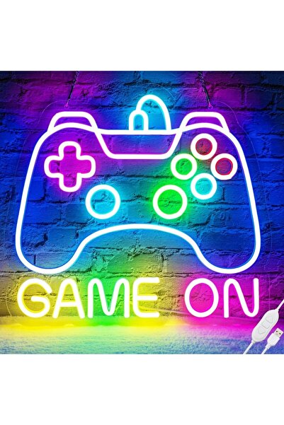 NO BRAND PAD LED NEON PENTRU GAMERI, DECOR DE PERETE, LUMINĂ LED USB PENTRU G...