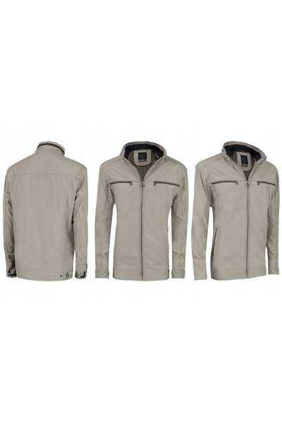 NO BRAND Jachetă elegantă de bărbați, mărimi mari, tip windbreaker, pentru pr...
