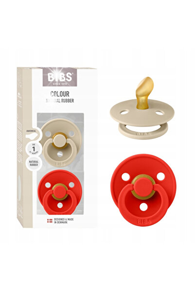 NO BRAND Bibs Colour Suzetă pentru bebeluși 2 bucăți Anatomică Plată 0m+ Vani...