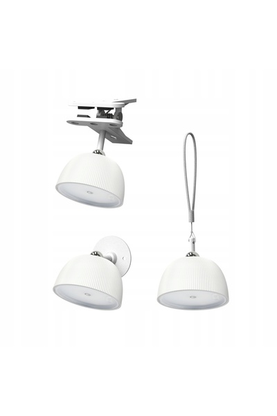 NO BRAND Lampă de birou LED 3,5W LIZBONA Tricoloră powerbank wireless albă